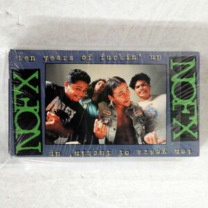 NOFX/TEN YEARS OF FUCKIN’ UP/FAT NONE VHS □