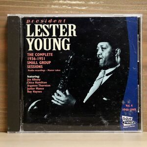 LESTER YOUNG/COMPLETE 1936-51 SMALL GROUP SESSIONS/BLUE MOON BMCD 1004 CD □