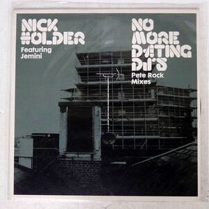 NICK HOLDER/NO MORE DATING DJ’S (JOHN CIAFONE MIXES)/NRK SOUND DIVISION NRK088 12