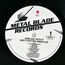 米 DIRTY ROTTEN IMBECILES/DEALING WITH IT/METAL BLADE 7734012 LP_画像2