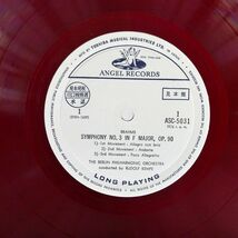 ペラ 赤盤 プロモ ケンペ/ブラームス 交響曲第3番/ANGEL ASC5031 LP_画像2