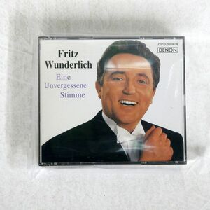 フリッツ・ヴンダーリッヒ/オペラ・アリア、オペレッタ・アリア、オーケストラ伴奏曲、歌曲/日本コロムビア COCO75274 CD