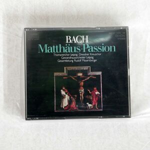 シュライアー、マウエルスベルガー/バッハ：マタイ伝授難曲BWV244/日本コロムビア 90C37-7342/44 CD