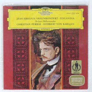 独 KARAJAN/SIBELIUS:VIOLINKONZERT - FINLANDIA/DG 138961 LP