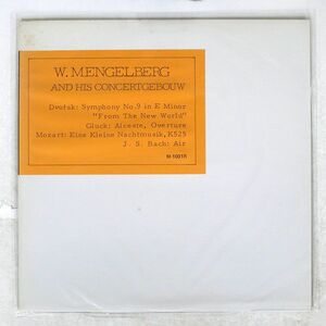 米 プロモ MENGELBERG/DVORAK SYMPHONY NO. 9 IN E MINOR "FROM THE NEW WORLD"/NOT ON LABEL M1001R LP