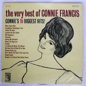 米 CONNIE FRANCIS/VERY BEST OF/MGM SE4167 LP