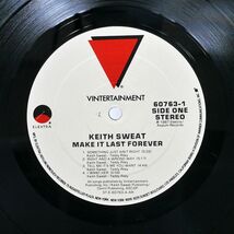 米 KEITH SWEAT/MAKE IT LAST FOREVER/ELEKTRA 607631 LP_画像2