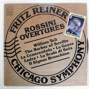 FRITZ REINER/GIOACCHINO ROSSINI : ROSSINI OVERTURES/RCA VICTOR GOLD SEAL AGL15210 LP