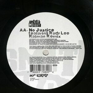 SMITH & MIGHTY/NO JUSTICE/STUDIO !K7 K7080EP 12