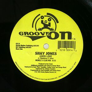 SHAY JONES/GOOD LOVE/GROOVE ON GO14 12