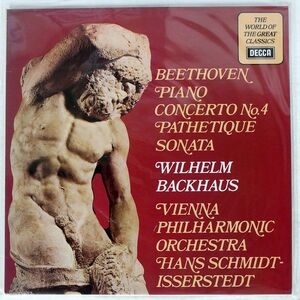 英 HANS SCHMIDT ISSERSTEDT / BACKHAUS/BEETHOVEN:PIANO CONCERTO NR.4 G-MAJOR, OP 58/DECCA SPA403 LP