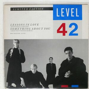 LEVEL 42/LESSONS IN LOVE / SOMETHING ABOUT YOU/POLYDOR 13MM7034 12