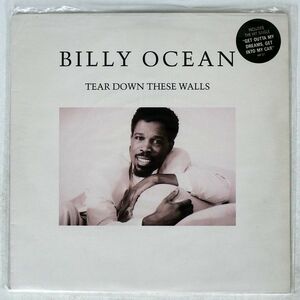 BILLY OCEAN/TEAR DOWN THESE WALLS/JIVE HIP57 LP