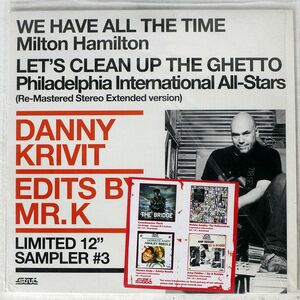 DANNY KRIVIT/EDITS BY MR. K (LIMITED 12" SAMPLER #3)/STRUT STRUT084EP 12