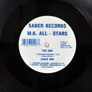 M.K. ALL-STARS/BOHEMIAN RHAPSODY/SABER S3016 12