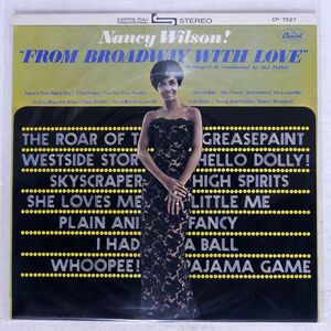ペラ 赤盤 ナンシー・ウィルスン/FROM BROADWAY WITH LOVE/CAPITOL CP7527 LP