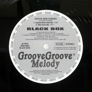 BLACK BOX/FALL INTO MY LOVE NATIVE NEW YORKER/GROOVE GROOVE MELODY GGM9650 12