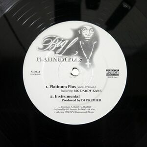 BIG L/PLATINUM PLUS/NOT ON LABEL (BIG L) BIGL001 12