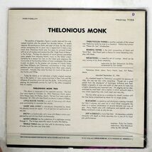 THELONIOUS MONK/MONK’S MOODS/PRESTIGE PRLP7159 LP_画像3