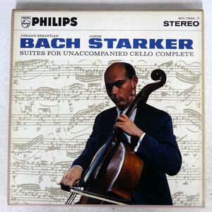 JANOS STARKER/BACH : SUITES FOR CELLO UNACCOMPANIED/PHILIPS SFX7566 Box Set