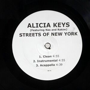 ALICIA KEYS/STREETS OF NEW YORK/NOT ON LABEL AK1 12