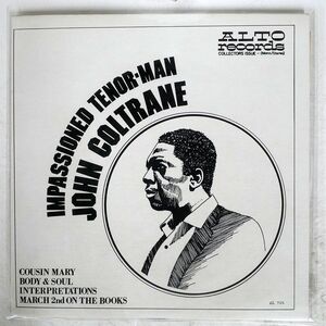 米 ブート JOHN COLTRANE/IMPASSIONED TENOR-MAN/ALTO AL724 LP