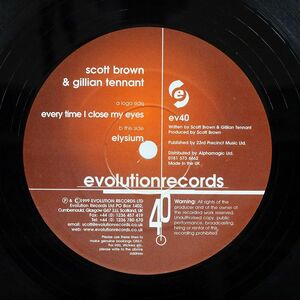 SCOTT BROWN/EVERYTIME I CLOSE MY EYES ELYSIUM/EVOLUTION EV40 12