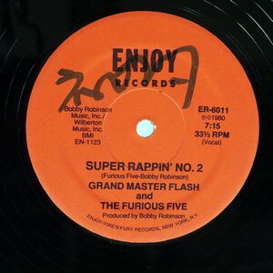 GRAND MASTER FLASH & THE FURIOUS FIVE/SUPER RAPPIN’ NO.2/ENJOY ER6011 12