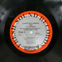 CLAUDE WILLIAMSON TRIO/LIVE! "THE SERMON"/FRESH SOUND FSR105 LP_画像2