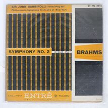 米 ジョン・バルビローリ/ブラームス 交響曲第2番/COLUMBIA RL3044 LP_画像1