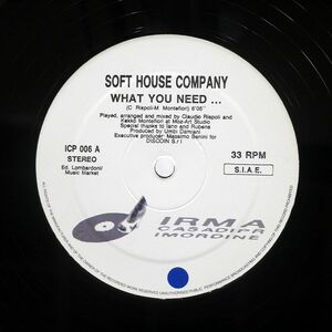 SOFT HOUSE COMPANY/WHAT YOU NEED/IRMA IRMARECORDSJAPANICP006 12