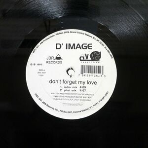 DIMAGE/DON’T FORGET MY LOVE/JBR JBR11024 12