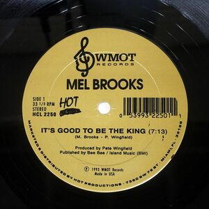 MEL BROOKS/IT’S GOOD TO BE THE KING MOTOWN REVIEW/HOT CLASSICSHCL2250 12