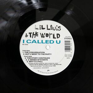 LIL LOUIS & THE WORLD/I CALLED U/XSS 73153 XSS 73153 LP