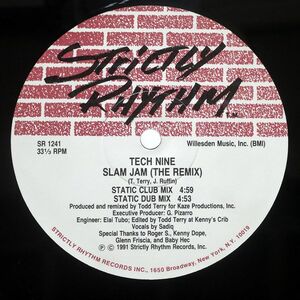 TECH NICE/SLAM JAM (THE REMIX)/STRICTLY RHYTHM SR 1241 12