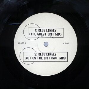 LIL’ LOUIS & THE WORLD/CLUB LONELY/NOT ON LABEL (LIL’ LOUIS) CL455 12