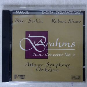 PETER SERKIN/BRAHMS: PIANO CONCERTO 2/PROARTE CDD 336 CD □