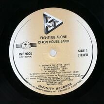 米 DIXON HOUSE BAND/FIGHTING ALONE/INFINITY INF9008 LP_画像2