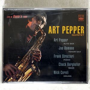 ART PEPPER QUINTET/LIVE AT DONTE’S 1968/FRESH SOUND FSCD-1039 1 CD