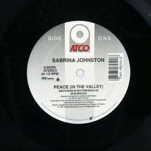 SABRINA JOHNSTON/PEACE IN THE VALLEY/ATCO 096259 12