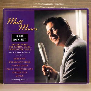 MATT MONRO/3 CD BOX SET/EMI MONRO 1 CD