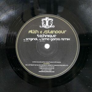 FILTH & SPLENDOUR/TECHNIQUE/BAROQUE LIMITED BARQLTD053 12