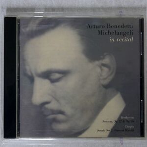 MICHELANGELI BENEDITTI/BEETHOVEN: SONATAS, OP.22 & OP.26/MUSIC & ARTS CD-1036 CD □