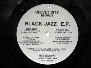 LENNY FONTANA/BLACK JAZZ E.P./VELVET CITY VC 3040 12