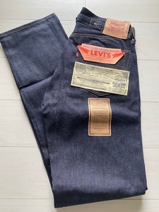 完品！未使用デッドストック！30'sLEVI'Sリーバイス501XX革パッチ1937年モデル復刻！米国バレンシア工場製！100円～最落無し！検索片面大戦