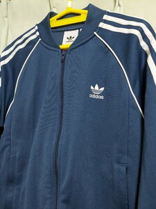 adidas アディダスオリジナルス トラックジャケット ジャージ ブルー　L　トラックトップ 青系