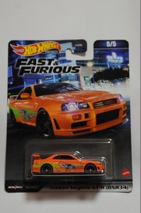 ワイルドスピード　NISSAN SKYLINE GT-R BNR34 日産 スカイライン GTR FAST＆FURIOUS R34