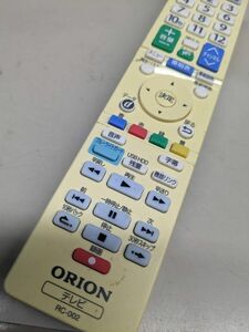 【FKB-26-181】 ORION RC-002 オリオン テレビリモコン　動確済