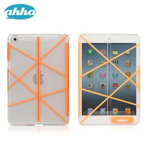 即決・送料込)【スタンド機能付きハードケース】ahha iPad mini 3/2/1 用 AZZARO SPARK ORANGE