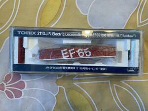 【N】★TOMIX 2013 EF65-1118レインボー塗装 ボディ＆付属品★